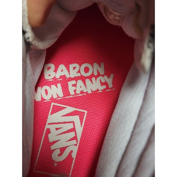 VANS Baron Von Fancy Size W9 M7.5 High Top Zip Back - Picture 6 of 7